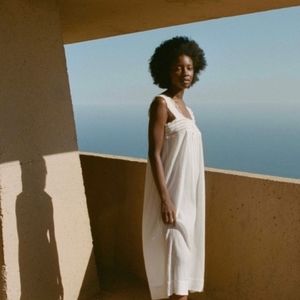 Doen Briony Slip Dress in Salt